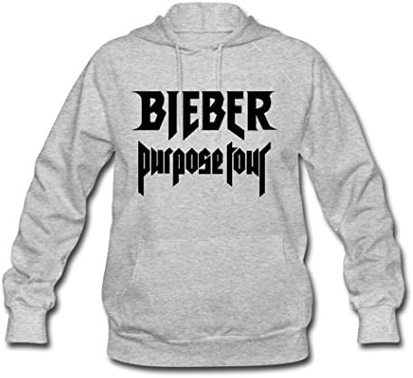 FZ Justin Bieber Purpose World Tour Logo Hoody Hooded Sweatshirt For Women 2016 L