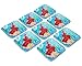 American Greetings The Little Mermaid Square Plate (8 Count), 9