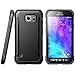 Galaxy S6 Active Case, SUPCASE Unicorn Beetle Series Premium Hybrid Protective Clear Case for Samsung Galaxy S6 ActiveWill Not Fit Galaxy S6, Retail Package (Black/Black)