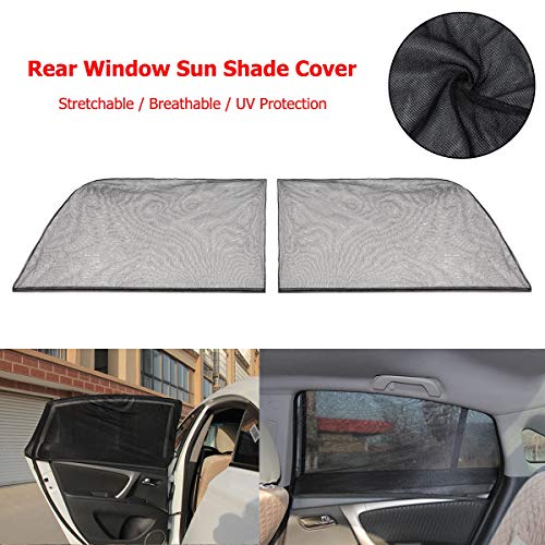 Gavita Star 2pcs Car Rear Window Sunshade Mesh Curtain Shied