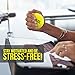 GloHeaven Motivational Stress Balls (3-Pack) Stress and Anxiety Relief Toys for Kids, Students and Adults