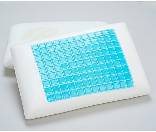 Cooling Gel Bamboo Traditional Slow Rebound Memory Foam Pillow- For Neck Pain And Back Pain - For Side Sleepers And Back Sleepers - [{ NOT YOUR AVERAGE RECYCLED SHREDDED MEMORY FOAM PILLOWS }]