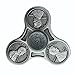 Feibi Aluminum/Zinc Alloy Fingertip gyro Hand spinner Toy Hand Spinner Finger Spinner Fidget Spinners Gyro EDC Focus Toy (Silver-one cent)