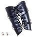 Women Slaves SM Training High-end Leather Restraints Calf Straps With Sexy Tight-Legged Legs, Adult Sexual Posture Locking Cuff Imprisoned Leather Leg Bondage (Padlock 2 Pieces)thumb 3