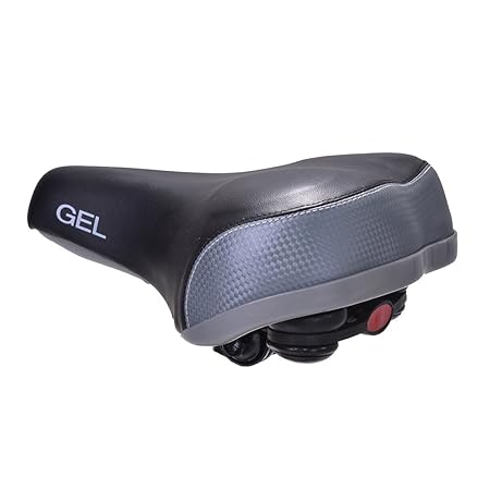 Filmer Gel-Sattel Touren und CTB schwarz-Silber one size
