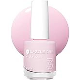 Dazzle Dry Nail Lacquer, Step 3 &ndash; Girlishly Giddy (0.5 fl oz) | A Classic Light Pink With Cool Undertones &middot; Full Coverage &middot; Cream Finish &middot; Quick-Dry