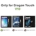 IVSO Dragon Touch V10 10 inch Tablet Tempered-Glass Screen Protector, [Scratch-Resistant] [No-Bubble Easy Installation] for Dragon Touch V10 10 inch Tablet