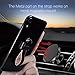 LAVAVIK Magnetic Phone Ring – Removable Ergonomic Finger Loop Kickstand & Grip, Compatible with Magnetic Car Mounts & Wireless Charging