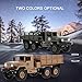 Goolsky WPL B-16 1/16 2.4G 2CH 6WD Military Truck RC Off-road Crawler Army Car Electric Vehicle With Light RTR Children Gift Kids Toy