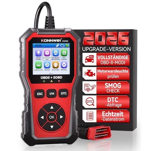 OBD2 Diagnostic Device, Universal Car Reader for All OBDII Vehicles After 2000, Fault Reader Car All Cars Reader with Full OBDII Functions, Suitable for BMW, VW, Mercedes, Audi