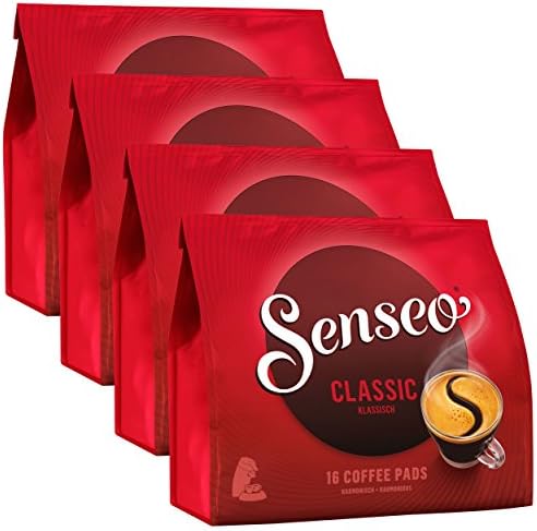 SenseoClassic Roast, Pack of 4, 4 x 16 Coffee Pods