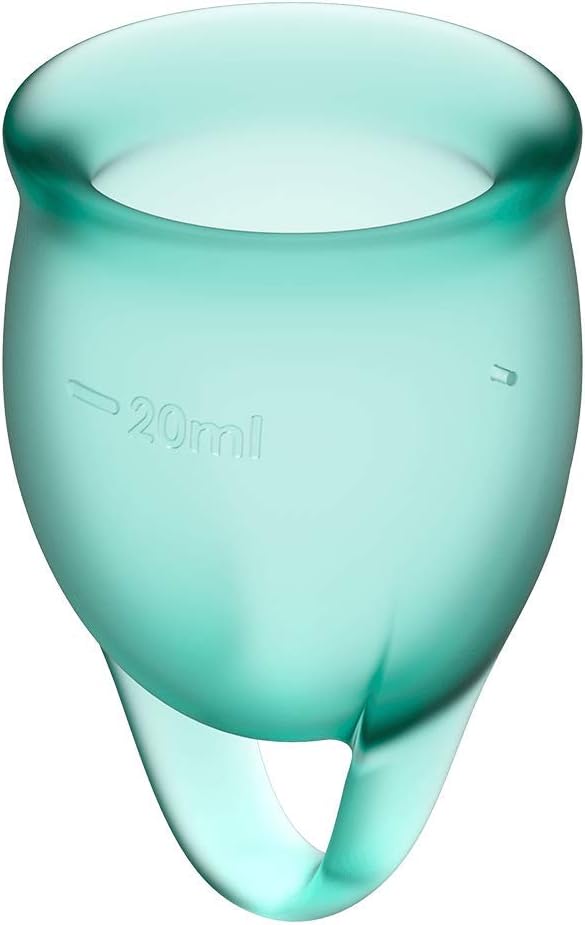 Satisfyer Feel Confident Menstrual Cups, Mint - Image 4