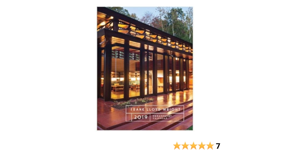 Frank Lloyd Wright 2019 Engagement Calendar Galison Wright Frank Lloyd 9780735354456 Amazon Com Books
