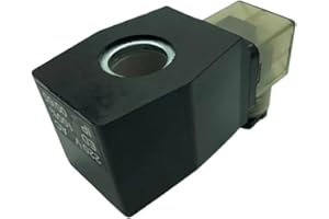 All Copper Square Waterproof Plastic Coil Water Valve Solenoid Valve Coil AB410 Inner Hole 16mm High 40mm(AC110V)