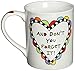 Our Name is Mud “You Are Loved” Porcelain Mug, 16 oz.
