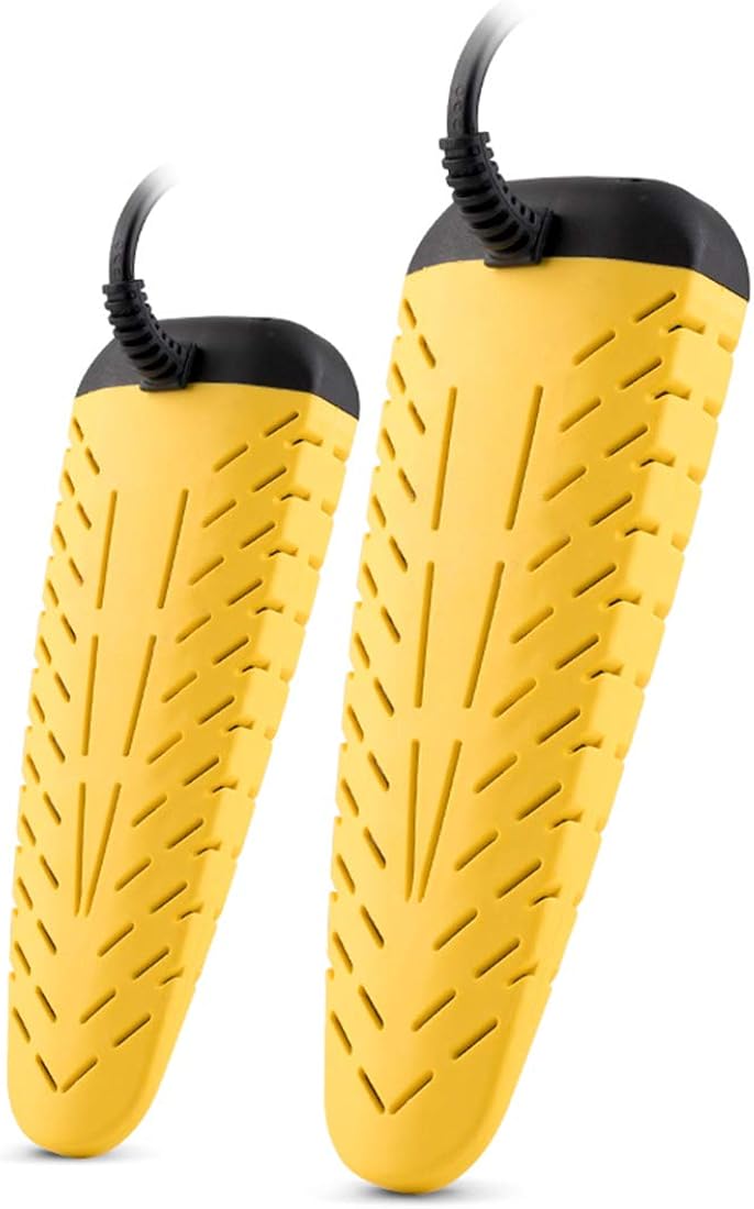 Tumecos Shoe Dryer Boot Dryer Portable Rack and Timer For Gloves, Hats, Boots, Yellow 2- Children, Medium: Shoes
