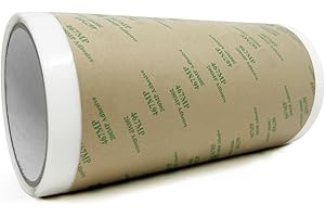 Gizmo Dorks 3M 467MP Double Sided Adhesive Trasnfer Tape Roll, Clear Bonding, 6" Width x 15 ft