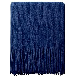 NTBAY Acrylic Knitted Throw Blanket, Lightweight