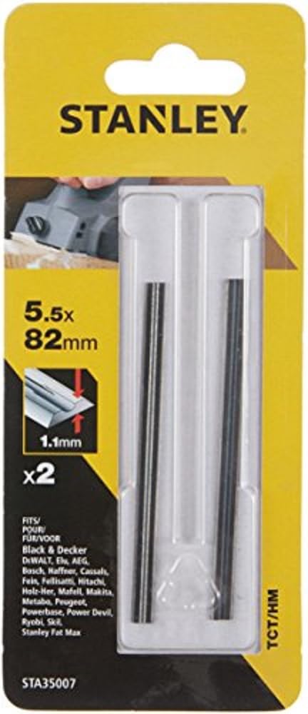 Cuchillas reversibles TCT. Ancho: 82mm.