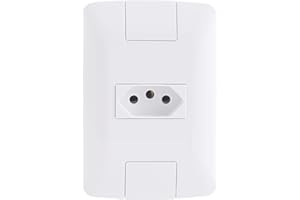 Tramontina Conjunto 1 Tomada 2P+T Aria 4x2 20A 250 V Branco