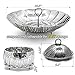 Large Folding Vegetable Steamer Basket insert 100% Stainless Steel, Fits 5/6/8 qt Instapot Electric Pressure Cooker, BONUS TOOLS Safety Tool, Multifunction Peeler, Pairing Knife, Healthy Recipes eBook