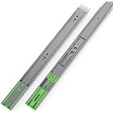 FivePears 1 Pairs 20 Inch Heavy Duty Soft Close Drawer Slides, 150 Lb Load Capacity Full Extension Ball Bearing Side Mount Drawer Runner, Rv Tool Box Kitchen Cabinet Drawer Self Closing Glide Rails
