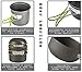 Wealers Cookware 7 Pieces Kit Cookset Backpacking Gear & Hiking Outdoors Cooking Equipment – Lightweight, Compact, & Durable Pot Pan Bowls – Free Folding Cutlery Setthumb 3