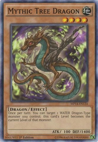 Yu-Gi-Oh! - Mythic Tree Dragon (MP14-EN134) - Mega Pack 2014 - 1st Edition - Common