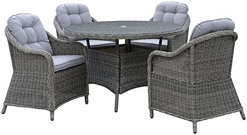 Amazon Com Furniture Of America Kender Contemporary 5 Piece
