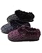 Dearfoams Women's Marbled Cable Knit Clog Memory Foam Slipper