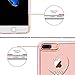 KINGXBAR for Apple iPhone 8 Plus Case,iPhone 7 Plus Case,Bling Diamond Crystals from Swarovski Element,Fashion Hard PC Transparent Sparkly Cover for Christmas Party