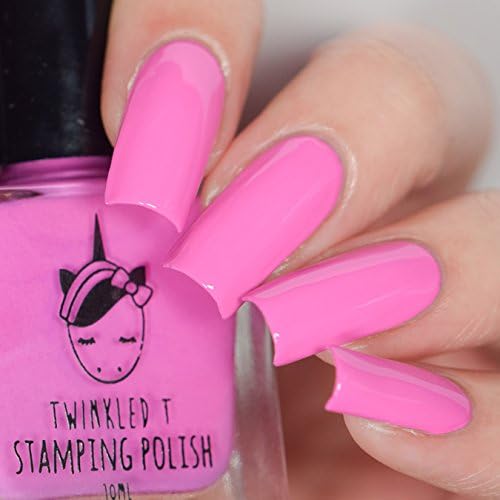 Can't Even Pink Stamping Polish by Twinkled T