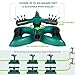 Homemaxs Lawn Sprinkler 3 Arm with Impact Sprinkler, Automatic 360 Degree Rotating, Adjustable Angle and Distance, Garden Water Sprinkler Lawn Irrigation System