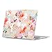 GMYLE MacBook Air 13 Inch Case A1466 A1369 Old Version 2010 2017, Handle Carrying Sleeve Bag, Keyboard Cover 3 in 1 Set (Vintage Flower & Pink)
