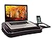 SOFIA + SAM Multi-Tasking Lap Desk with Memory Foam Cushion & Wrist Rest - Portable Computer Bed Tray - Fits Laptops Up to 15