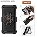 iPhone 7 Case, iPhone 8 Case,MBLAI Glass Screen Protector Holster Belt-Clip Heavy Duty Defense Case [4 Layers] Rugged Rubber Shockproof Protection Case Cover for iPhone 7/ iPhone 8 [4.7 inch],Black