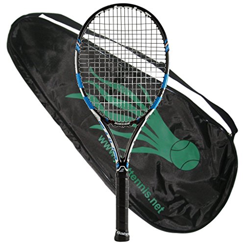 Babolat 2015-2016 Pure Drive Tour STRUNG WITH Cover Tennis Racquet (4-1/4)