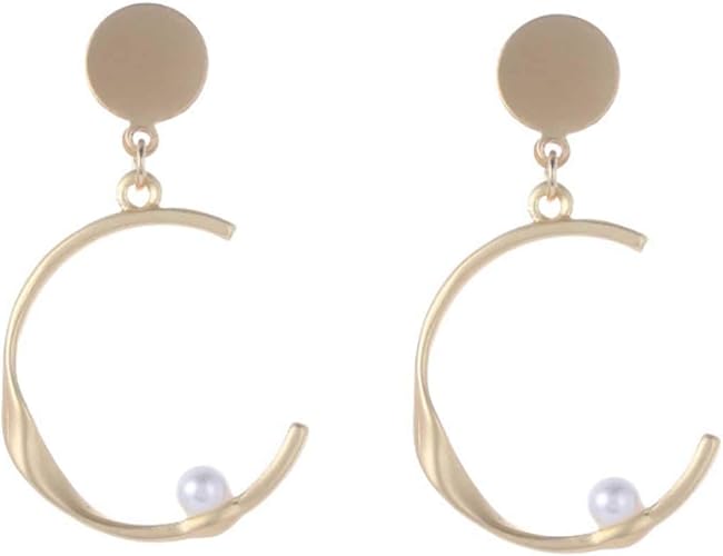 Amazon Co Jp Over Rag レディース イヤリング ピアス マットゴールドパールイヤリング ピアス レトロ可愛いイヤリング 大きめイヤリング イヤリング シルバーポスト 上品ピアス 大人女子 レトロ トレンド アシンメトリー イヤリング 左右非対称 ピアス ジュエリー