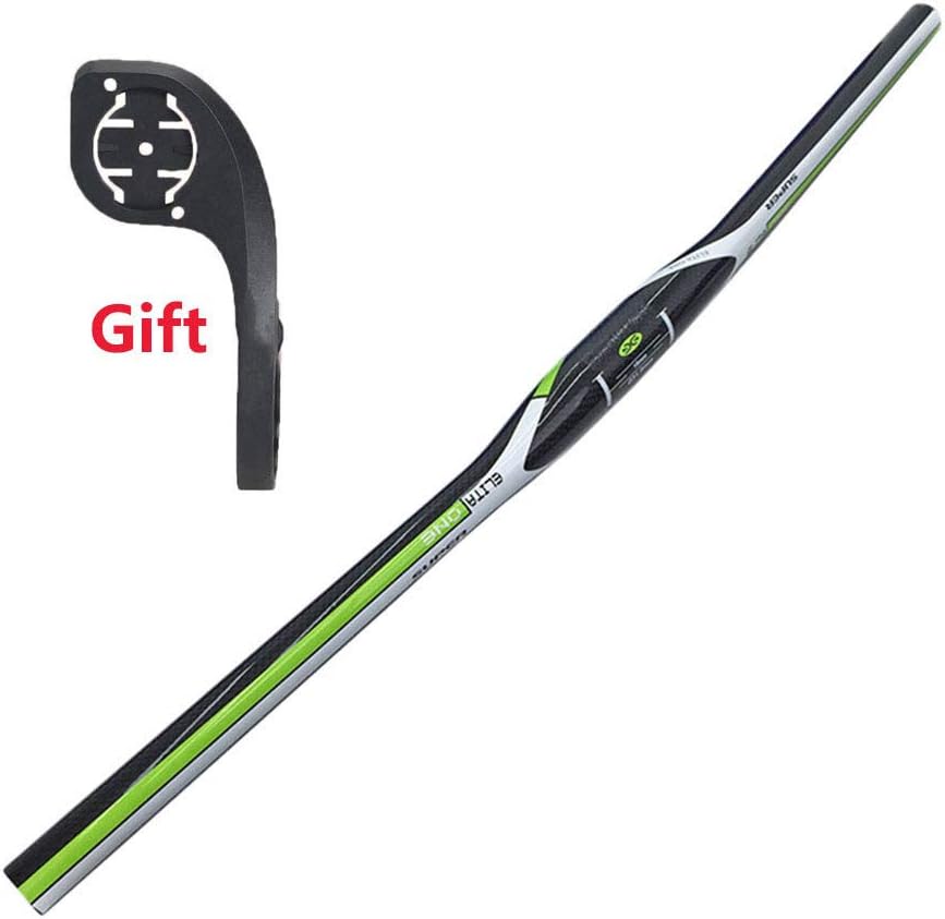 LRG Carbon Fiber Bike Handlebar MTB Handlebar (Grass GREEN, 660)