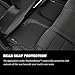 Husky Liners Weatherbeater Floor Mats | Fits 2014-2021 Toyota Tundra, Double Cab (Footwell Coverage) | Front & 2nd Row, 3-pc Black - 99561