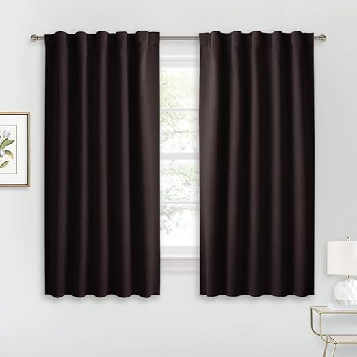 Amazon Com Ryb Home Blackout Curtains For Cafe Rod Pocket