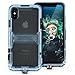 CORNMI Waterproof Case Compatible with iPhone Xs iPhone X Shockproof Case Full Sealed IP68 Certified Waterproof Shockproof Snowproof Protection Underwater Dry Bag Compatible for iPhone X/XS (Black)