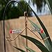 Best Copper Hummingbirds Tube Feeder See-Saw - Perfect for Nectar Feeders - New Bee & Wasp Proof Design