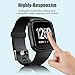 Ziwuotty Fitbit Versa Screen Protector 3 Pack,Hagibis Full Coverage HD Anti-Bubble Film Clear for New Fitbit Versa Smart Watch Accessories