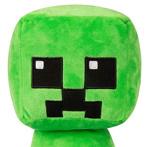 JINX Minecraft Crafter Creeper Plush Stuffed Toy, Green, 8.75" Tall