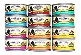 Merrick Whole Earth Farms Grain Free Wet Cat Food Variety Box - 6 Flavors - 2.75 oz. Each (12 Total Cans)