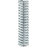 Prime-Line SP 9732 Compression Spring, Spring Steel Construction, Nickel-Plated Finish, 0.148 GA x 15/16 in. x 4 in. (2 Pack)