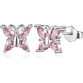 Sterling Silver Hypoallergenic Butterfly Earrings for Women Butterfly Jewelry Gift