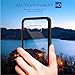 ROYBENS Galaxy S8 Plus Case, Clear Back and Slim Thin Excellent Grip Flexible Soft Silicone Gel Bumper Shockproof Full Body Protection Cover for Galaxy S8 Plus - Black Edge