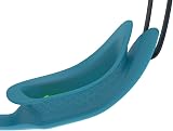 Speedo Hydropulse Youth Goggles Navy Blue Gold Yellow Adjustable Anti Fog view 5